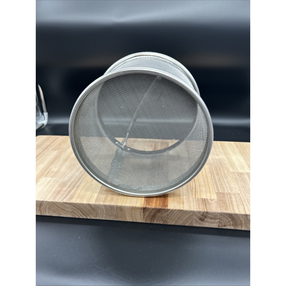 Cook's Essentials Mesh Pasta Frying Strainer Multi-Use Basket - Picture 3 of 9
